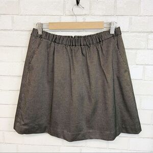 NWT Madewell Gold Jacquard Circle Skirt (S21)